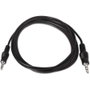 Aisens Cable de Audio Estéreo Jack 3.5mm Macho a Jack 3.5mm Macho Negro 0.3m